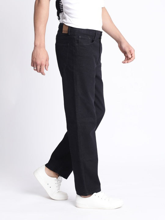 Men’s Black Relaxed Fit Denim Jeans